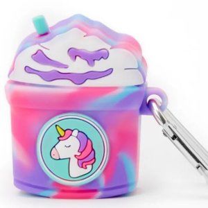 RAINBOW UNICORN FRAPPE SILICONE EARBUD CASE COVER - COMPATIBLE WITH APPL…